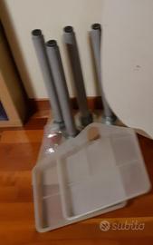 Gambe ikea  regolabili in altezza  tavolino
