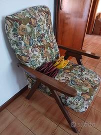 Poltrona da salotto con schienale medio