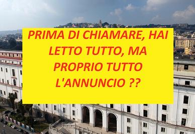 Annuncio franco,chiaro e trasparente. e voi?