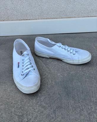 SUPERGA TELA BIANCHE N. 42  UNISEX