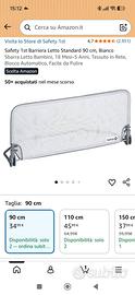 Sfondina per letto 90cm