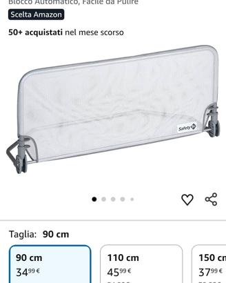 Sfondina per letto 90cm
