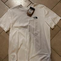 maglietta bianca the north face