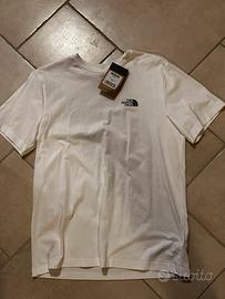 maglietta bianca the north face