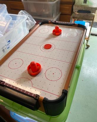 Air Hockey da Tavolo Portatile a Batterie+Ventilat