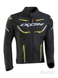 Giubbotto moto IXON Striker Air nero giallo fluo