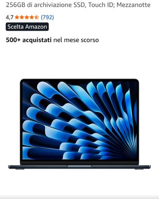 mac book air 13.6 polllici