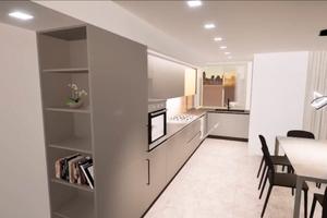 Quadrilocale con studio complet. ristrutturato
