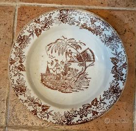  PIATTI RICHARD GINORI MONDOVI' FINE 1800 18 cm