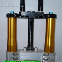 Piastre di sterzo speciali cnc per guzzi griso