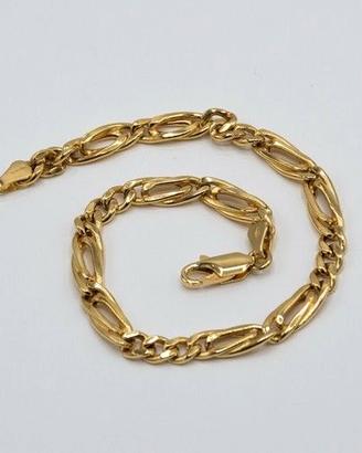 Bracciale donna /uomo in oro giallo 18 kt A.1130