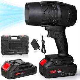  Soffiatore Aria 2 Batteria 48v Pulizia Giardino 
