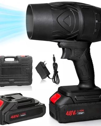  Soffiatore Aria 2 Batteria 48v Pulizia Giardino 