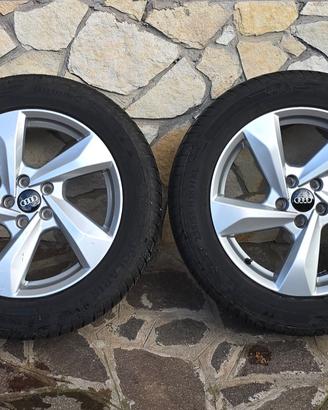 Gomme invernali da 18 " e cerchi originali Audi Q3
