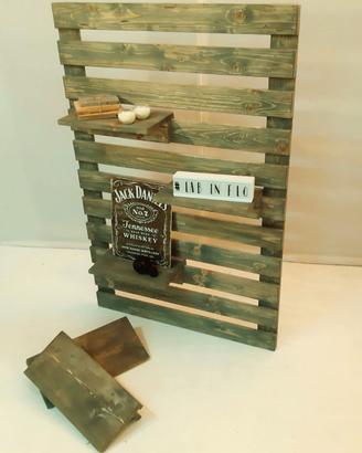 espositore legno parete attrezzata libreria negoz