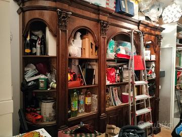  cucina e libreria