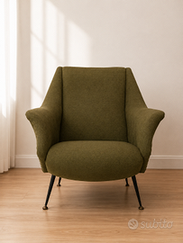 Poltrona vintage anni '60 design Gigi Radice