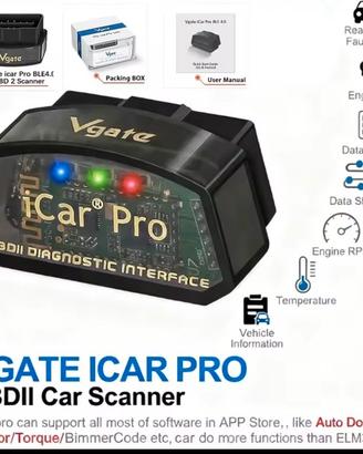 Vgate Icar Pro bluetooth 4.0 per  IOS e Android 