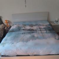 Letto matrimoniale con contenitore  