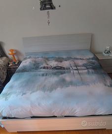 Letto matrimoniale con contenitore  