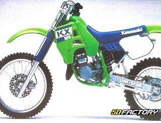 Ricambi kawasaki kx 125 88/89