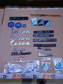 Targhette fregi auto e Vespa d'epoca 