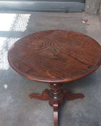 Tavolo rotondo a tre piedi in legno diam 60 cm