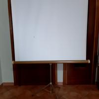 " Schermo di proiezione VIDEO/DIAPOSITIVE "