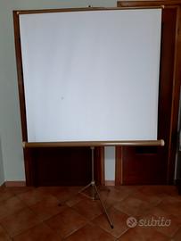 " Schermo di proiezione VIDEO/DIAPOSITIVE "