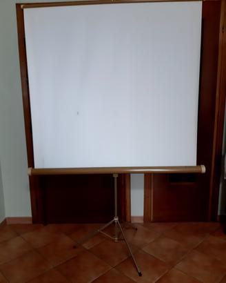 " Schermo di proiezione VIDEO/DIAPOSITIVE "