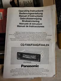 AUTORADIO PANASONIC - MODELLO CQ-FX66LEN