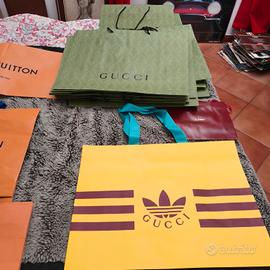  lotto shopping bag carta Gucci , Luis Vuitton 