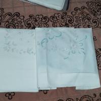 lenzuolo matrimoniale ricamato 