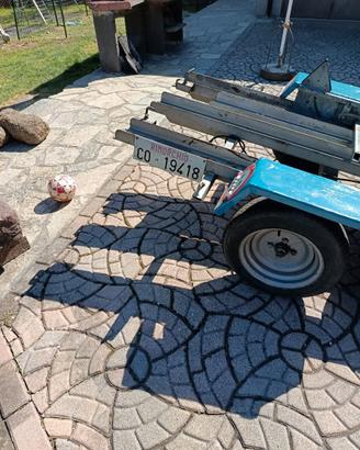 Carrello porta moto pedretti