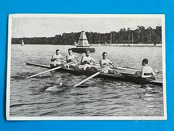 card DEUTSCHLAND 109 OLYMPIA 1936 Rudern Rowing