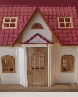 Casa cottage Sylvanian con personaggi ed accessori