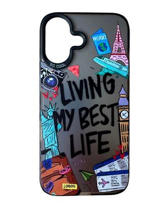 Cover Iphone viaggi Living my Best Life