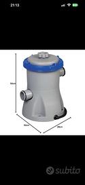 Pompa Filtraggio piscina Bestway  (1.249 l/h)