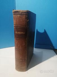 Libro universitario di Algebra del 1778