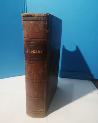 Libro universitario di Algebra del 1778