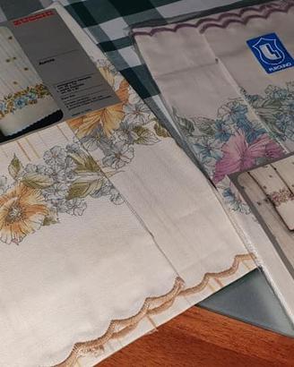 Set Asciugamani Zucchi in Lino