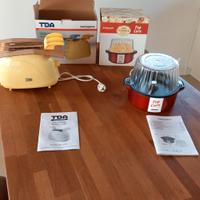 macchina popcorn, tostapane boiler scalda acqua.