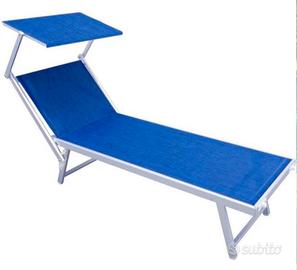 lettino in alluminio 