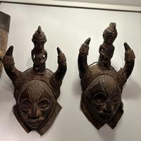 Arte africana, coppia M/F Fang