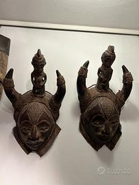 Arte africana, coppia M/F Fang