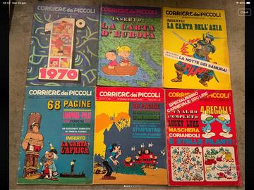 52 albi CORRIERE DEI PICCOLI annate 1969(2)-70(50)