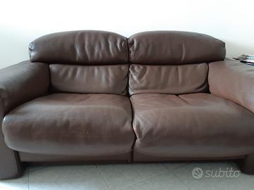 Divano pelle 2 posti