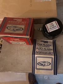 Allarme auto unipart vintage