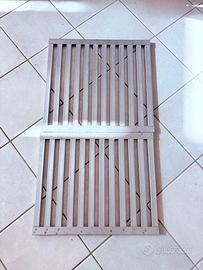 2 griglie multiuso in acciaio inox