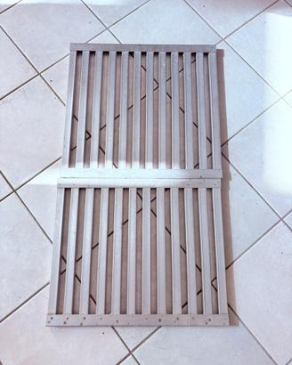2 griglie multiuso in acciaio inox